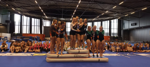 Microteam NK op het podium